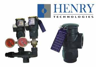 รูป 3 Way dual shut off valves & Pressure relief valves สำหรับแอมโมเนีย ยี่ห้อ Henry - www.rtwises.com